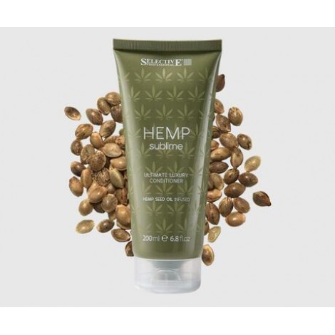 Selective Professional HEMP SUBLIME ULTIMATE LUXURY CONDITIONER  ИНТЕНЗИВЕН ХИДРАТИРАЩ БАЛСАМ  ЗА СУХА И ИЗТОЩЕНА КОСА 200ml